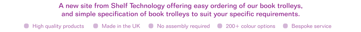simple specification book trolleys to suit your requirements